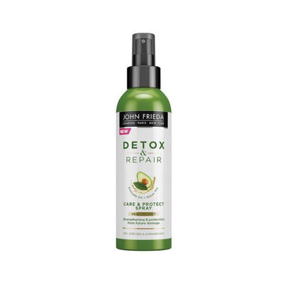 John Frieda Detox & Repair Hair Protectant Spray: Green Tea & Avocado Oil for Breakage Treatment & Split End Repair - Ha