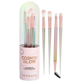 Cosmic Glow Vegan Eye Brush Set: Holographic Makeup Brushes for Effortless Application & Stunning Looks Cosmic Glow Vegan Eye Brush Set: Holographic, Cruelty-Free eye brush set, vegan makeup brushes, holographic eye brushes, makeup brush set, cruelty-free eye brushes, eye brushes, makeup brushes, vegan brushes, holographic brushes, cruelty-free brushes, makeup applicators, cosmetic brushes, eyeshadow brush, crease brush, smudge brush, eyeliner brush, brow brush, makeup set, vegan makeup, holographic makeup,