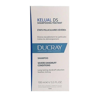 Ducray Kelual DS Anti-Dandruff Shampoo for Persistent & Severe Dandruff - 3.38 fl oz Ducray Kelual DS Anti-Dandruff Shampoo - 3.38 fl oz anti-dandruff shampoo, DUCRAY Kelual DS, scalp care treatment, dermatological shampoo, kepek karşıtı şampuan, persistent dandruff treatment, severe dandruff solution, travel size shampoo, dermatologist recommended, scalp irritation relief, dandruff control, hair care, scalp treatment