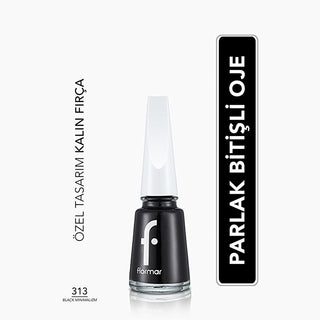 flormar nail enamel black minimalism bottle, nail art using flormar nail enamel black Flormar Nail Enamel - Black Minimalism | Perfect For Nail Art & Beauty Lovers Flormar Nail Enamel Black Minimalism | Intense Color flormar, nail-enamel, black-minimalism, intense-color, beauty-lovers, nail-art-enthusiasts, long-lasting, glossy-finish, pigmented, ai-generated