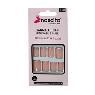 Nascita Squera French Nail Tips S203 24-Piece Set - Elegant Artificial Nail Enhancements for DIY Beauty Nascita Squera S203 French Nail Tips 24-Piece Set nail tips, French nail tips, artificial nails, nail enhancements, nail beauty products, Nascita Squera, S203 nail tips, DIY nail beauty, nail care, beauty products, cosmetic nails, nail fashion, nail style