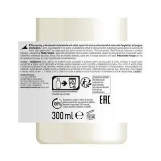 Loreal Professionnel Metal Detox Shampoo - 10.14 fl oz - Professional Hair Detoxification for Chemically Treated Hair Loreal Professionnel Metal Detox Shampoo - Professional Hair Detox Loreal Professionnel Metal Detox Shampoo, Professional hair care for metal detoxification, Shampoo for chemically treated hair, Antioxidant and botanical moisturizer infused shampoo, Color-treated hair care products, Hair detox shampoo, Professional hair care products, Chemically treated hair care, Hair care for damaged hair,