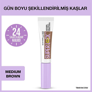 Maybelline Super Lock Medium Brown Brow Glue: 24H Lamination Effect, Tinted Eyebrow Mascara for Long-Lasting Shape & Smudge-Proof Definition Maybelline Brow Glue: Long-Lasting Eyebrow Mascara - Medium Brown eyebrow mascara, brow glue, eyebrow setting mascara, tinted brow gel, long-lasting eyebrow gel, sweat-proof eyebrow mascara, smudge-proof eyebrow gel, Maybelline brow glue, brow lamination mascara, medium brown brow mascara, eyebrow gel, tinted eyebrow gel, eyebrow shaper, eyebrow tint, brow gel, brow ma
