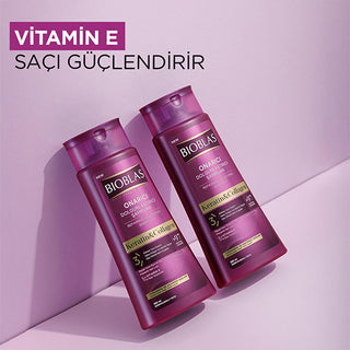 Bioblas Collagen + Keratin Shampoo for Thinning Hair - 12.18 fl oz, Volumizing, Paraben-Free Bioblas Collagen Shampoo - Volumizing & Paraben-Free Collagen Shampoo, Keratin Shampoo, Paraben-free Shampoo, Hair Loss Treatment, Volumizing Shampoo, Bioblas, Hair Care, Hair Nourishment, Hair Strengthening, Chemical-Free Hair Care, Daily Hair Care, Women's Hair Care, Hair Volume, Hair Health