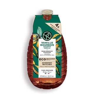Ocean Bond Eco Refill Shower Gel - Exotic Vanilla 600ml - Eco-Friendly, pH Balanced, Recycled Packaging Eco-Friendly Vanilla Shower Gel - Ocean Bond Duş jeli, Ekolojik duş jeli, Geri dönüştürülmüş plastik ambalaj, Vanilya kokulu duş jeli, Cilt dostu duş jeli, Eco-Friendly Shower Gel, pH Balanced Shower Gel, Recycled Packaging, Vanilla Scented Shower Gel, Sustainable Skincare, Green Beauty, Ocean Bond, Refill Shower Gel, Exotic Vanilla, Eco Refill, Shower Gel for Sensitive Skin