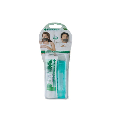 Dentiste Travel Toothbrush and Toothpaste Kit - Compact Dental Hygiene for Travelers