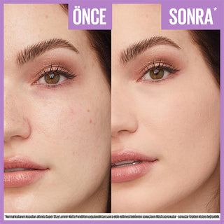 Maybelline Super Stay Lumi Matte Foundation: 30H Lightweight Satin Matte Coverage, Natural Finish - Maybelline foundation Maybelline Lumi Matte Foundation: Satin Matte, Long Lasting Maybelline foundation, Lumi Matte foundation, long lasting foundation, lightweight foundation, satin matte foundation, best matte foundation, long wear foundation, Maybelline Super Stay, natural finish foundation, foundation, matte foundation, face makeup, long-wearing makeup, natural matte finish, wide range of shade options, e