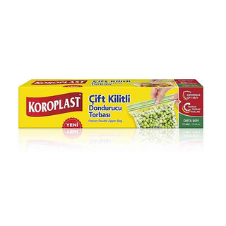koroplast double lock freezer bags 12 pack, medium size freezer bags for food storage, bpa-free double lock freezer bags Koroplast Double Lock Freezer Bags - Medium Size for Home Cooks & Families | 12 Pack (6.7 x 7.1 in) Koroplast Double Lock Freezer Bags - 12 Pack freezer-bags, double-lock-bags, food-storage, reusable-bags, bpa-free, home-cooks, food-enthusiasts, family-friendly, eco-friendly, ai-generated