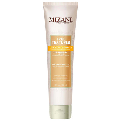 True Textures Curl Enhancing Hair Cream: Define Curls, Eliminate Frizz, & Boost Shine with Coconut & Marula Oils - Silic