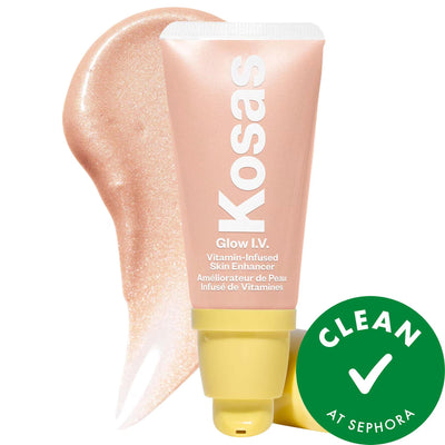 Glow I.V. Vitamin-Infused Skin Illuminating Enhancer - Liquid Highlighter for Radiant Glow, Natural Skincare, Hypoallerg