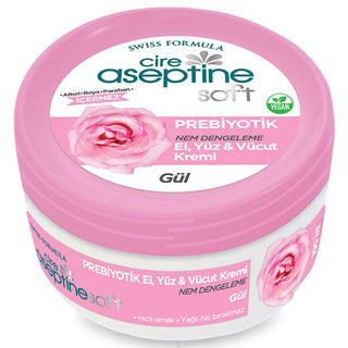 Cire Aseptine Soft Moisturizing Cream with Prebiotics and Vitamin E - 3.38 fl oz, Dermatologically Tested, Natural Skincare Cire Aseptine Soft Moisturizing Cream - Prebiotics & Vitamin E Moisturizing Cream, Prebiotic skincare, Natural skincare products, Vitamin E skincare, Dermatologically tested cream, Skincare for sensitive skin, Hydrating cream, Natural ingredients, Soft skin, Healthy skin flora, Antioxidant benefits, Non-irritating skincare