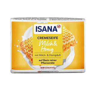 Isana Cream Soap Milk & Honey 150g - Gentle Skin Cleanser | Moisturizing