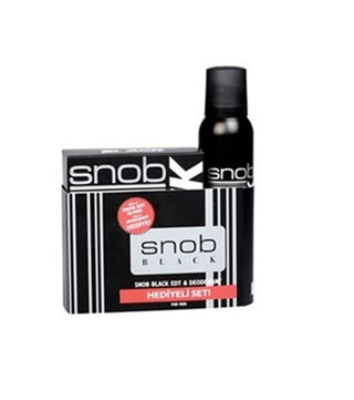 snob BLACK EDT For Men 100 ml - Deodorant WITH GIFT