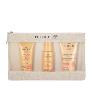 Nuxe Sun Care Travel Set - Convenient Portable Sun Protection Kit Nuxe Sun Care Travel Set - Portable Sun Protection Nuxe Sun Care, Travel-sized sun care set, Sun protection travel kit, Portable sun care products, Nuxe travel set, Sun Care Travel Set, Travel sun protection, Cosmetic travel set, Skincare travel kit, Nuxe sun products, Travel-friendly skincare