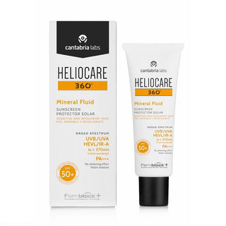Heliocare 360 Mineral Fluid SPF 50+ Sunscreen for Sensitive Skin - 1.69 fl oz Heliocare 360 Mineral Fluid SPF 50+ Sunscreen - 1.69 fl oz Mineral sunscreen, SPF 50+ sunscreen, Sunscreen for sensitive skin, Children's sunscreen, Heliocare 360, Sun protection, UV protection, Skin care, Dermatologist recommended, Daily sunscreen, Family sunscreen, Outdoor protection