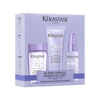 Kerastase Blond Absolu Hair Care Set for Blond Hair - Introductory Kit with Multiple Products for Hair Care Kerastase Blond Absolu Hair Care Set - Best for Blond Hair Kerastase Blond Absolu, Hair care set, Blond hair products, Introductory hair care set, Kerastase tanışma seti, Blond hair care, Hair care routine, Kerastase products, Blond hair maintenance, Hair nourishment, Hair protection