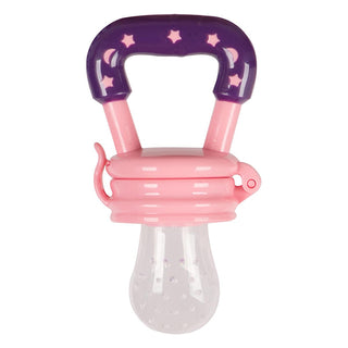 Sevi Bebe Silicone Baby Fruit Feeder & Teether: Safe Introduction to Fruit, Soothes Teething Pain - Pink, EN14372 Compliant Sevi Bebe Fruit Feeder: Safe Baby Teether & Food Introduction baby fruit feeder, silicone teether, infant food feeder, teething toy, safe fruit feeder, baby teething relief, fruit pacifier, sevi bebe, baby food feeder, teether, baby food, infant food, fruit feeder, teething, teething pain, baby, infant, kids, toddler, safe feeding, silicone, EN14372, pink, baby gifts, gifts for baby, n