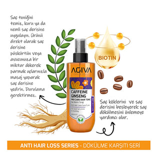 Agiva Caffeine Ginseng Hair Care Set: Anti Hair Loss Shampoo & Tonic - Stimulate Hair Growth, Strengthen Follicles, Shampoo for Thinning Hair Agiva Hair Loss Set: Caffeine Ginseng Shampoo for Hair Growth hair loss shampoo, hair growth tonic, caffeine ginseng hair care, anti hair loss set, hair follicle stimulator, hair strengthening shampoo, hair tonic for hair loss, shampoo for thinning hair, hair loss prevention, hair growth stimulation, caffeine shampoo, ginseng tonic, hair care set, hair strengthening, 