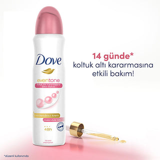 Dove Even Tone Antiperspirant Deodorant Spray for Women - 48-Hour Protection, Calendula Extract, Reduces Underarm Darkening Dove Even Tone Deodorant Spray - 48hr Protection Dove Even Tone Deodorant Spray, Women's Antiperspirant Deodorant, Calendula Extract Deodorant, 48-Hour Sweat Protection, Underarm Darkening Solution, antiperspirant, deodorant spray, women's hygiene, personal care, cosmetics