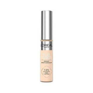 L'Oreal Paris True Match Radiant Serum Concealer - Light Medium 3R - Reduce Dark Circles, Blemishes & Achieve Radiant Skin Tone L'Oreal True Match Radiant Serum Concealer - Light Medium Loreal concealer, radiant serum concealer, True Match concealer, hyaluronic acid concealer, caffeine concealer, light medium concealer, concealer for dark circles, blemish concealer, skin tone concealer, Loreal Paris True Match, concealer, makeup, beauty, cosmetics, dark circles, blemishes, radiant skin, even skin tone, hyal