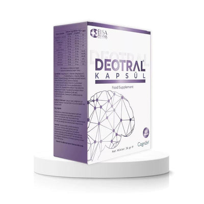 Deotral Cognitive Support Supplement - Brain Health, Memory, Focus - 60 Capsules