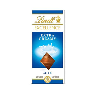 Lindt Excellence Milk Extra Creamy Chocolate Bar - Rich & Creamy 100g Premium Milk Chocolate Lindt Excellence Creamy Milk Chocolate Bar - 100g Lindt Excellence Milk Extra Creamy Chocolate, milk chocolate bar, premium chocolate, 100g chocolate, creamy chocolate, chocolate lovers, gift ideas, Swiss chocolate, smooth chocolate, rich chocolate