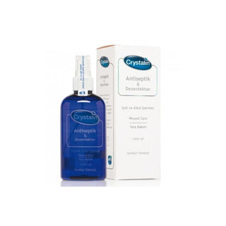 Crystalin Antiseptic & Disinfectant Solution 250ml - Gentle, Neutral pH, Alcohol-Free Wound Care Crystalin Antiseptic Solution 250ml - Gentle & Effective antiseptic solution, wound cleaning, disinfectant, neutral pH, alcohol-free antiseptic, wound care, sensitive skin, gentle antiseptic, first aid kit, outdoor activities, skincare, antiseptic spray, disinfectant solution, Crystalin