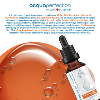 Acqua Perfection Vitamin C Serum - Brightening & Anti-Aging Skincare for Uneven Skin Tone - 30ml Acqua Perfection Vitamin C Serum for Brightening & Anti-Aging Vitamin C Serum, Brightening Serum, Anti-aging Serum, Antioxidant Skincare, Skincare, Uneven Skin Tone, Hyperpigmentation, Dark Spots, Glow, Radiant Skin, Even Skin Tone, Skincare Essentials, Beauty Products, Cosmetics, Facial Serum, Acqua Perfection
