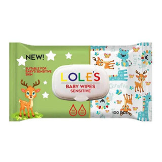 Lole's Baby Wipes Sensitive Skin - Gentle, Natural, and Hypoallergenic for Newborn Care - 100 Count Lole's Baby Wipes Sensitive - Gentle & Natural for Newborns baby wipes, sensitive skin wipes, natural baby care, hypoallergenic baby wipes, paraben-free baby products, gentle baby care, newborn essentials, baby cleaning products