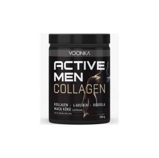 Voonka Collagen Active Man 250gr - Boost Energy & Collagen for Men Voonka Collagen Active Man 250gr: Energy & Collagen Boost Collagen supplement for men, Vitamin C supplement, Vitamin B12 supplement, Zinc health supplement, Energy metabolism support, Men's health supplements, Collagen production support, Energy boost, Health and wellness, Dietary supplements, Men's skincare, Hair and nail health