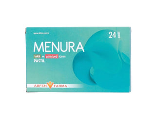 menura thyme and primrose lozenges 24 count packaging, close up of menura thyme and primrose lozenges Selinecza Menura Thyme and Primrose Lozenges - 24 Count Menura Thyme and Primrose Lozenges - 24 Count throat-lozenges, natural-remedy, herbal-lozenges, selinecza, respiratory-health, menura-pastils, wellness-products, soothing-lozenges, ai-generated, 24-count