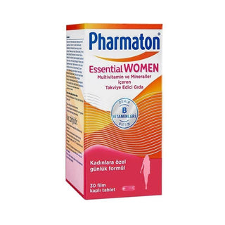 Pharmaton Multivitamin for Women - Essential Women's Health Supplements with Vitamins and Minerals Pharmaton Multivitamin for Women - Women's Health Supplements Multivitamin for Women, Women's Health Supplements, Pharmaton Essential WOMEN, Vitamin and Mineral Supplement, Dietary Supplement for Women, Women's Nutrition, Health Supplements, Multivitamin Supplement, Women's Health and Wellness