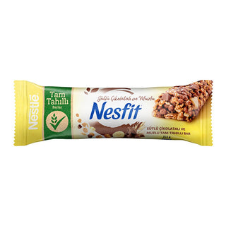 nestle nesfit whole grain chocolate banana bar, delicious nestle nesfit chocolate banana snack Nestle Nesfit Whole Grain Bar - Chocolate Banana | 23.5g Nestle Nesfit Whole Grain Bar - Chocolate Banana nestle, whole-grain-bar, chocolate-banana, healthy-snack, protein-bar, energy-bar, nutritious, at-home-snack, students, ai-generated