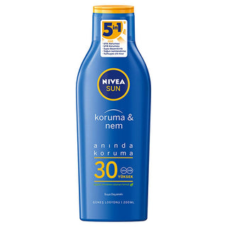 NIVEA Sun SPF 30 Sunscreen Lotion: 48H Moisturizing UVA UVB Protection, Water Resistant, Ocean Friendly - Sensitive Skin Sun Protection NIVEA SPF 30 Sunscreen: UVA UVB Protection & Moisturizing sunscreen lotion, SPF 30 sunscreen, UVA UVB protection, moisturizing sunscreen, water resistant sunscreen, sun protection for sensitive skin, ocean friendly sunscreen, NIVEA sunscreen, sunscreen for face and body, sun protection, skin hydration, sensitive skin, UVA protection, UVB protection, water resistance, ocean-