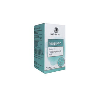 Naturalnest Probiotic Supplement: Saccharomyces Boulardii Capsules for Gut & Digestive Health - Supports Intestinal Flora & Microbiome Balance Naturalnest Probiotic: Gut & Digestive Health | Saccharomyces Boulardii probiotic supplement, probiotics, Saccharomyces Boulardii, gut health, digestive health, probiotic capsules, intestinal flora, Lactobacillus Acidophilus, Bifidobacterium, dietary supplement, digestive support, gut flora, probiotic mix, inulin, immune support, gut barrier, nutrient absorption, dig
