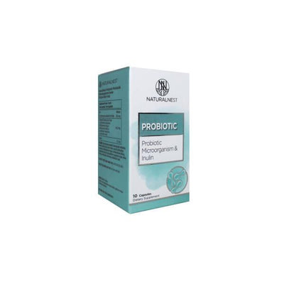 Naturalnest Probiotic Supplement: Saccharomyces Boulardii Capsules for Gut & Digestive Health - Supports Intestinal Flor
