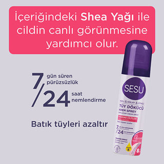Sesu Hair Removal Foam for Sensitive Skin 150ml | Quick & Easy