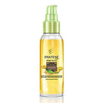 Pantene Argan Oil Hair Care Treatment - Nourishing, Lightweight Hair Oil for Damaged Hair, Heat Damage Protection - 3.38
