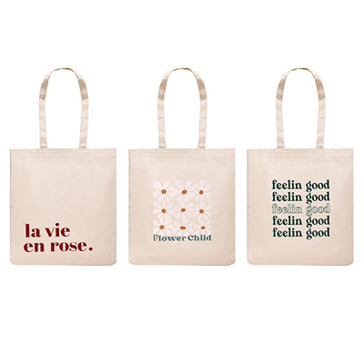 Eklips Cotton Tote Bag - Stylish, Durable, and Spacious Daily Use Bag with Various Designs