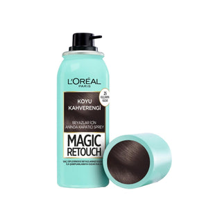 Loreal Paris Magic Retouch Hair Touch-up Spray - Dark Brown Root Concealer for Grey Hair Cover Loreal Paris Magic Retouch Dark Brown Hair Touch-up Spray Loreal Paris Magic Retouch, Hair Touch-up Spray, Dark Brown Hair Color, Root Concealer, Grey Hair Cover, Hair Care, Cosmetics, Beauty Products, Hair Color Maintenance, Temporary Hair Color Solution, On-the-go Hair Touch-up, Busy Professionals, Hair Color Concealer