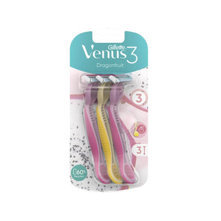 Gillette Venus Dragonfruit Razor Blades 3-Pack for Women - Precise Fit, Convenient Shaving Solution Gillette Venus Dragonfruit Razor Blades 3-Pack Gillette Venus Razor Blades, Dragonfruit Razor Blades, Replacement Razor Blades, Women's Shaving, Gillette Venus 3-pack, Women's Grooming, Shaving Essentials, Personal Care, Beauty Products