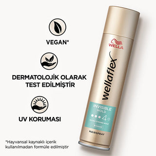 wella invisible hold hair spray 400 ml, extra strong hold hair spray by wella Wella Invisible Hold Hair Spray - Extra Strong Hold | 400 ml Wella Invisible Hold Extra Strong Hair Spray - 400 ml wella, hair-spray, extra-strong-hold, invisible-hold, flexible-hair-spray, uv-protection, stylists, vegan, hair-care, ai-generated