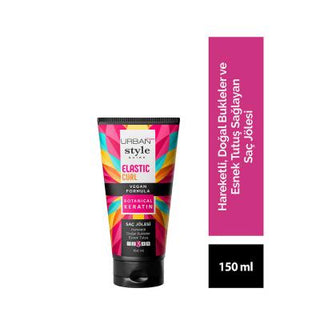 urban care elastic curl hair gel 150ml, flexible hold hair gel for curly hair, urban care natural keratin hair gel Urban Care Elastic Curl Hair Gel - Flexible Hold | 150ml Urban Care Elastic Curl Hair Gel - 150ml hair-gel, curly-hair, vegan-product, flexible-hold, urban-care, natural-keratin, styling-gel, alcohol-free, hair-care, ai-generated