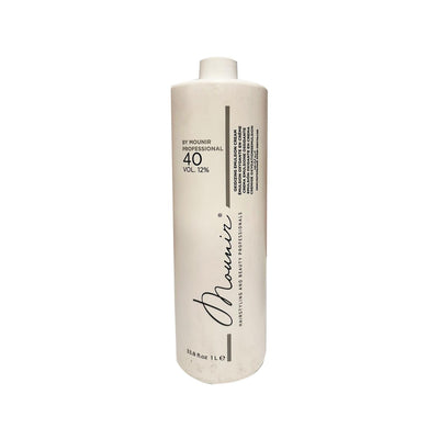 Mounir 40 Volume 12% Oxidizing Cream Hair Color Developer 1000ml - Professional Hair Bleach & Coloring