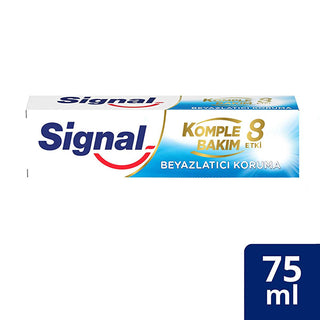 Signal Complete Care 8-Benefit Whitening Toothpaste - Family Toothpaste with 8 Oral Care Benefits