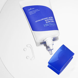 Isntree Hyaluronic Acid Watery Sun Gel SPF 50+ PA++++ - Hydrating, Lightweight Korean Sunscreen for Ultimate UV Protection (1.69 fl oz) Isntree Hyaluronic Acid Sunscreen SPF50+ | Hydrating Protection sunscreen, hyaluronic acid sunscreen, SPF 50 PA++++, water based sunscreen, korean sunscreen, high protection sunscreen, Isntree sunscreen, sun protection, hydrating sunscreen, sunscreen for face, sun protection, UV protection, UVA protection, UVB protection, hydrating skincare, korean skincare routine, sensiti