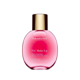 Clarins Fix Make-Up: Long Lasting Makeup Setting Spray - Refreshing Face Mist, 50ml - Locks in Makeup All Day! Clarins Fix Make-Up: Set Makeup, Refresh Skin - Long Lasting! Makeup setting spray, Clarins Fix Make-Up, Makeup stabilizer, Long lasting makeup, Refreshing face mist, Setting spray 50ml size, Best makeup setting spray, Face mist for setting makeup, makeup users, long-lasting makeup, refreshing skincare product, Fix Make-Up formula, makeup setting properties, refreshing effect, Clarins brand, travel