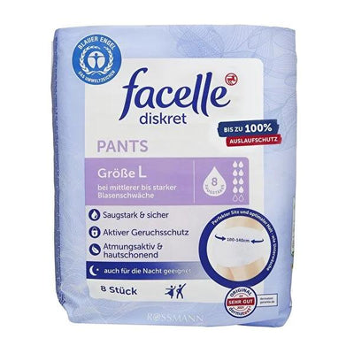 Facelle Adult Incontinence Underwear - Discreet, High Absorbency, Comfortable Protection for Bladder Weakness - Comfort-