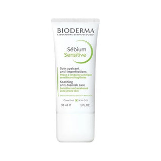 Bioderma Sebium Sensitive 30 Ml - Sensitive Skin Care for Acne-Prone Skin, Hypoallergenic & Fragrance-Free