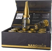 NanoHair by Bubbly Multi Effect Hair Strengthening Serum, Root Activator Hair Treatment Oil, 0.17 Fl Oz x 10 Vials